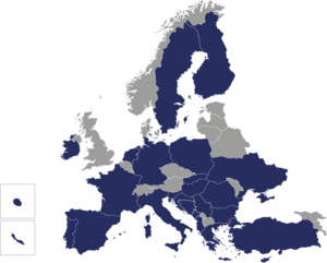 Überblickskarte der CLiRas-Regionen